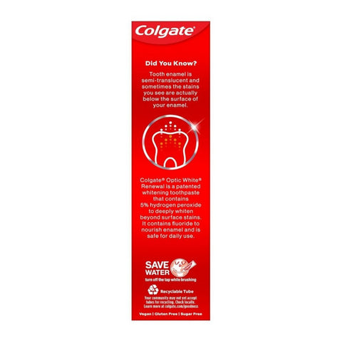 Colgate, Optic White Renewal High Impact White, 3 Oz