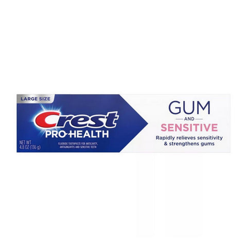 Pro Health Sensitive And Gum All Day Protection Toothpaste 4.8 Oz by Crest