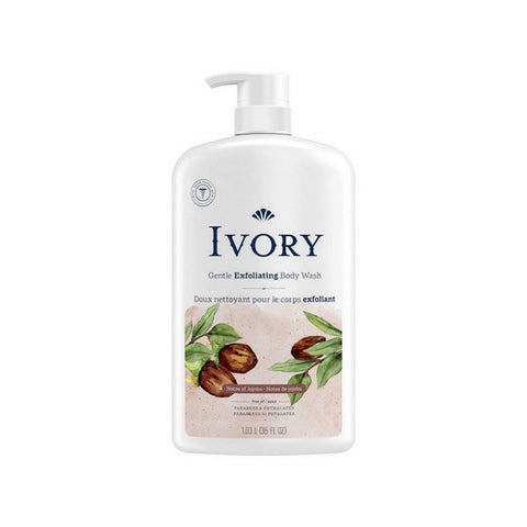 Gentle Exfoliating Body Wash Jojoba 35 Oz by Ivory