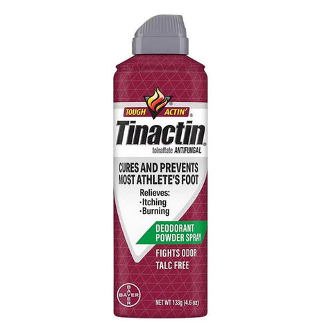 Tinactin, Antifungal Deodorant Powder Spray, 4.6 Oz