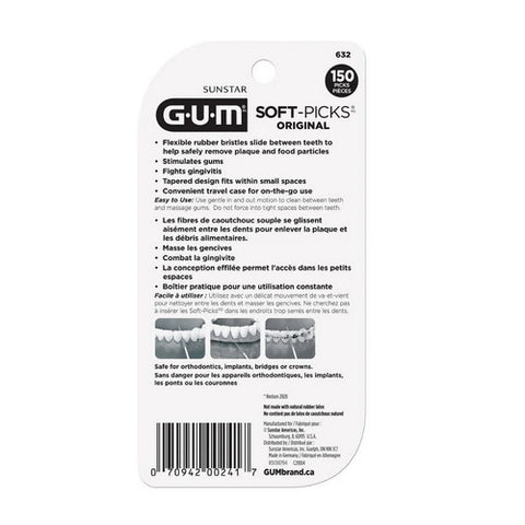 Gum, Soft Picks Original, 150 Count
