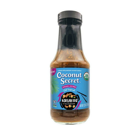 Coconut Secret, Korean BBQ Sauce And Marinade, 12.35 Oz (Case Of 6)