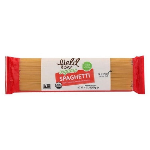 Field Day, Organic Spaghetti Pasta, 16 Oz (Case Of 12)