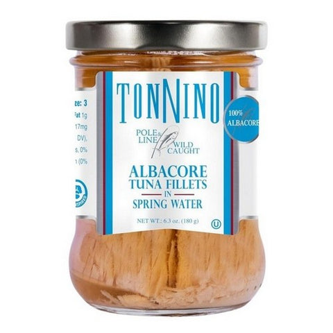 Tonnino, Albacore Tin Flat Spring Water, 6.3 Oz (Case Of 6)
