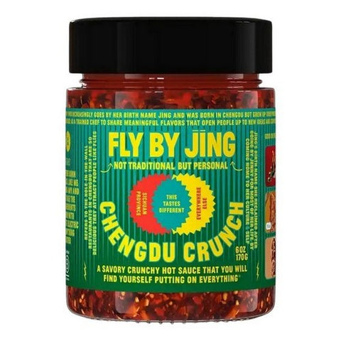 Fly By Jing, Chengdu Crunchy Hot Sauce, 6 Oz (Case Of 6)