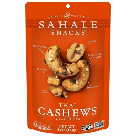 Sahale Snacks, Glazed Thai Cashew Mix, 4 Oz (Case Of 6)