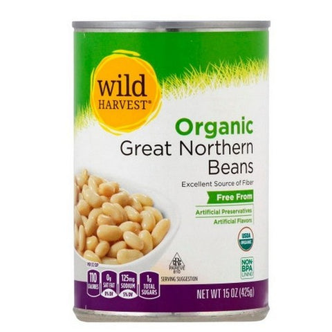 Wild Harvest, Great Northern Beans, 15 Oz (Case Of 12)