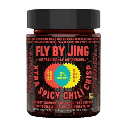 Fly By Jing, Xtra Spicy Chili Crisp Hot Sauce, 6 Oz (Case Of 6)
