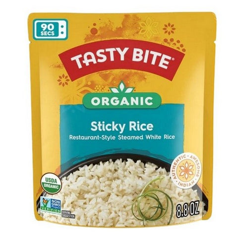 Tasty Bite, Organic Heat And Eat Sticky Rice, 8.8 Oz (Case Of 6)