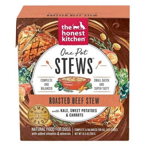 The Honest Kitchen, Stews Roasted Beef Stew With Kale Sweet Potatoes And Carrots, 10.5 Oz (Case Of 6)