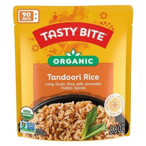 Tasty Bite, Organic Heat And Eat Tandoori Rice, 8.8 Oz (Case Of 6)