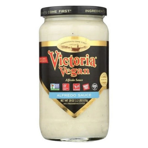 Victoria, Vegan Alfredo Sauce, 18 Oz (Case Of 6)