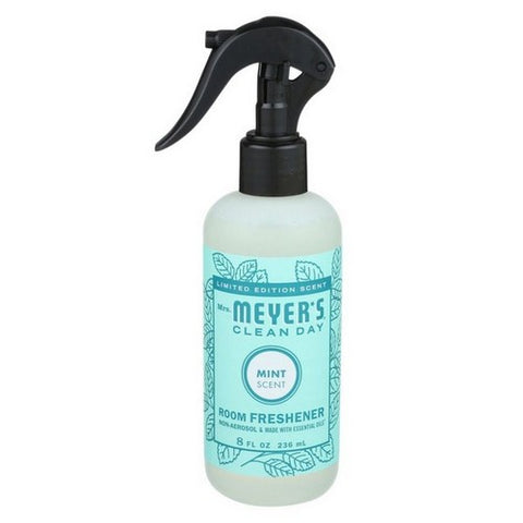 Mrs. Meyer's, Room Freshener Spray Mint, 8 Oz (Case Of 6)