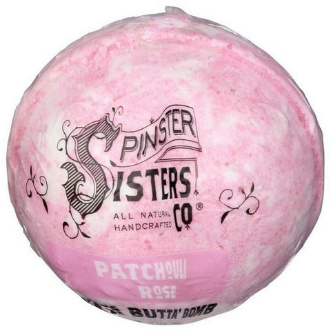 Spinster Sisters Co, Patchouli Rose Bath Butter Bomb, 5.3 Oz (Case Of 6)