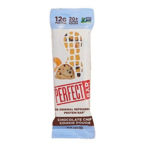 Perfect Bar, Perfect Bar Chocolate Chip Cookie Dough, 2.18 Oz X 4 Count (Case Of 4)