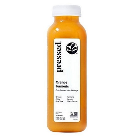 Pressed Juicery, Orange Turmeric Cold Pressed Juice, 12 Oz (Case Of 6)