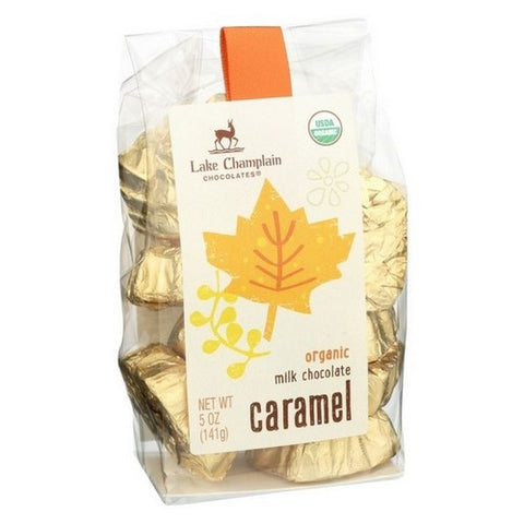 Lake Champlain, Organic Milk Chocolate Caramel, 5 Oz (Case Of 12)