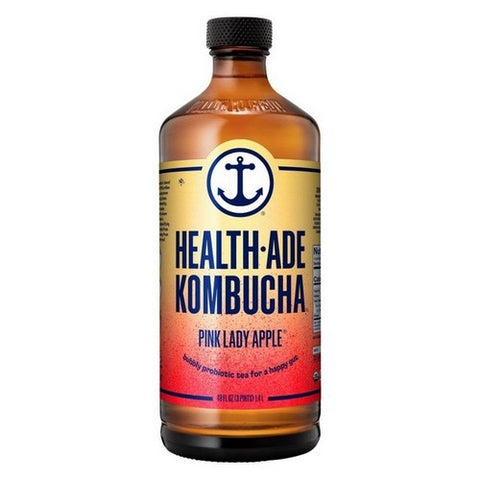 Health-Ade, Pink Lady Apple Kombucha, 48 Oz (Case Of 6)