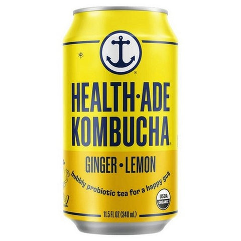 Health-Ade, Kombucha Ginger Lemon Tea, 11.5 Oz X 4 Count (Case Of 6)
