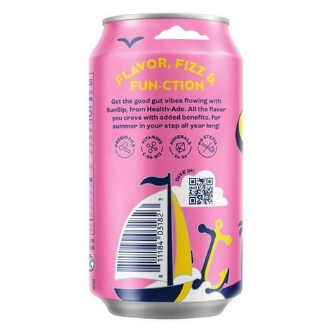 Health-Ade, Sun Sip Raspberry Lemonade Soda, 11.5 Oz (Case Of 12)
