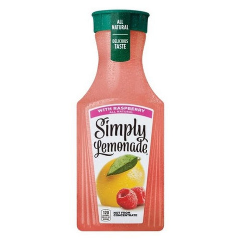 Simply Beverages, Lemonade With Raspberry Bottle, 52 Oz (Case Of 6)