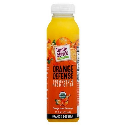Uncle Matts, Organic Juice Orange Turmeric, 12 Oz (Case Of 6)