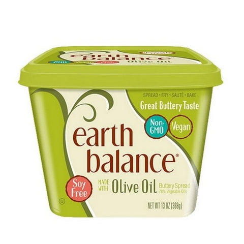 Earth Balance, Buttery Spread Made With Olive Oil, 13 Oz (Case Of 6)