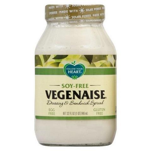 Follow Your Heart, Vegenaise Soy Free Dressing And Sandwich Spread,, 32 Oz (Case Of 6)
