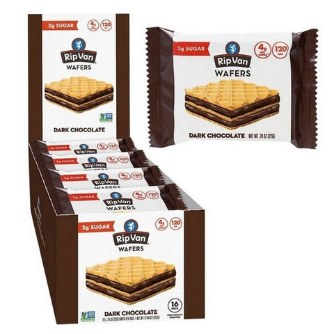 Rip Van Wafels, Dark Chocolate Wafer, 0.78 Oz (Case Of 16)