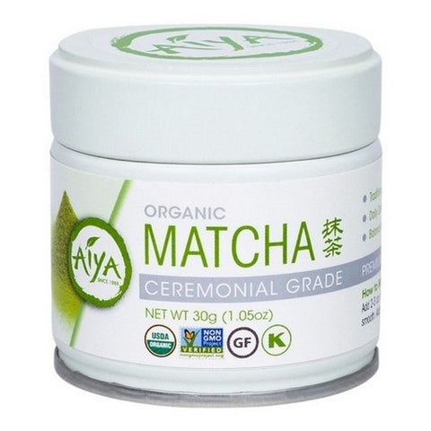 Aiya, Organic Tea Matcha Ceremonial Grade, 30 Grams (Case Of 6)