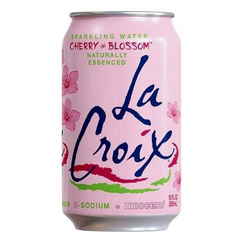 Lacroix, Sparkling Water Cherry Blossom, 12 Oz X 8 Count (Case Of 3)