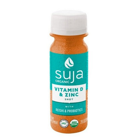 Suja, Organic Vitamin D And Zinc Shot With Reishi Probiotics, 2 Oz (Case Of 10)
