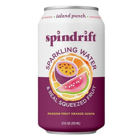 Spindrift, Sparkling Water Island Punch, 12 Oz X 8 Count (Case Of 3)