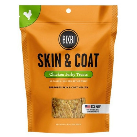 Bixbi, Skin And Joint Grain Free Jerky For Dogs Chicken Recipe, 5 Oz (Case Of 6)