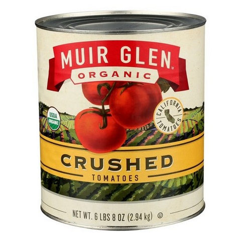 Muir Glen, Organic Crushed Tomatoes, 104 Oz (Case Of 6)