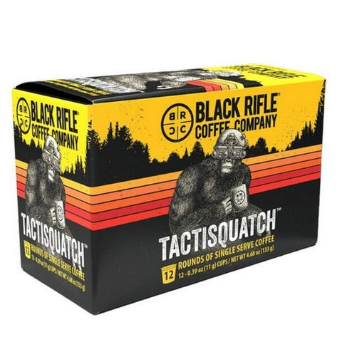 Black Rifle Coffee, Tactisquatch Dark Roast Coffee, 4.68 Oz (Case Of 6)