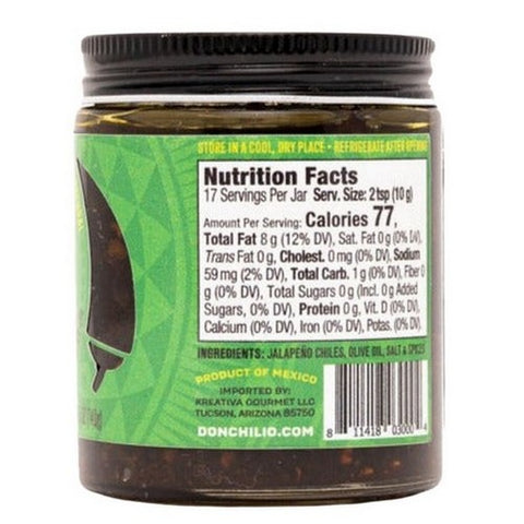 Don Chilio, Mild Jalapeno Mexican Chile Crisp, 5 Oz (Case Of 6)