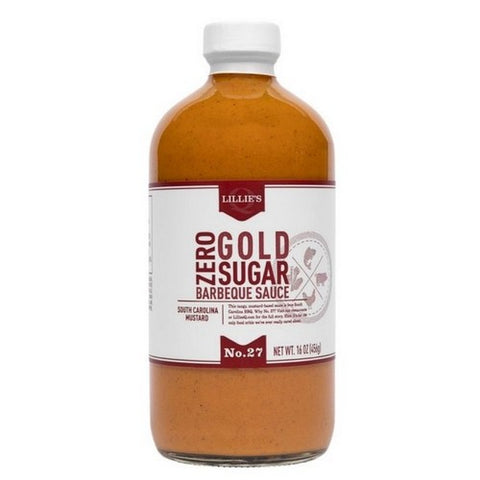 Lillies Q, Zero Sugar Gold Barbecue Sauce, 16 Oz (Case Of 6)