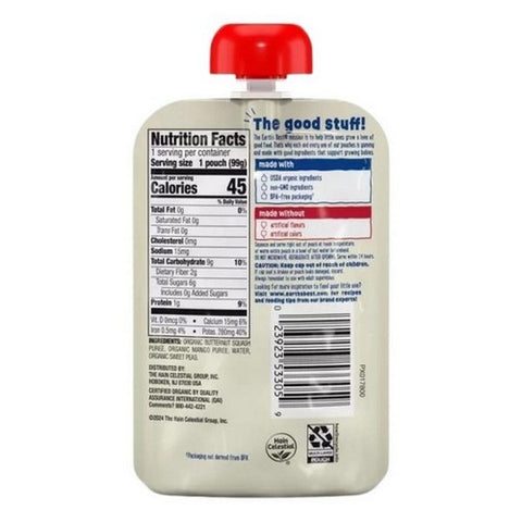 Earth's Best, Butternut Squash Mango And Sweet Peas, 3.5 Oz (Case Of 12)