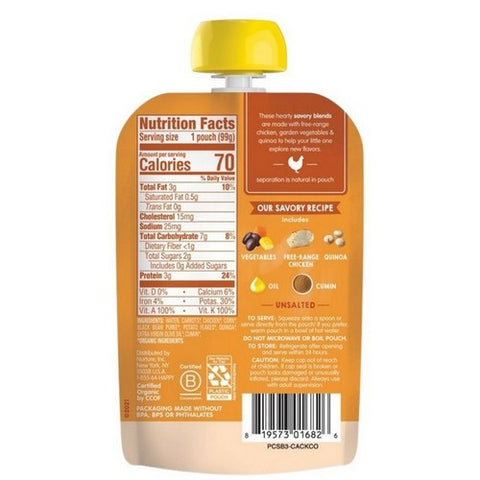 Happy Baby Food, Chicken Veg Quinoa Fiesta, 3.5 Oz (Case Of 16)