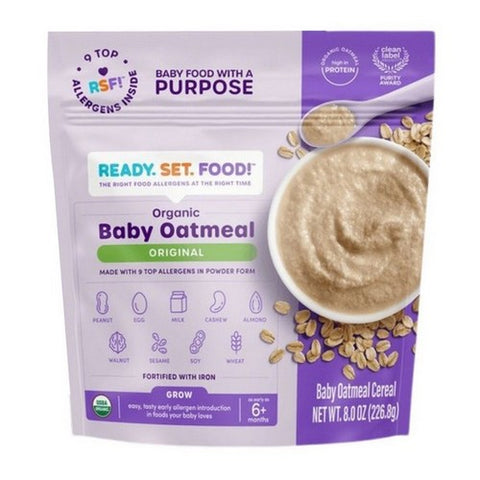 Ready Set Food!, Original Baby Oatmeal Cereal, 8 Oz (Case Of 6)