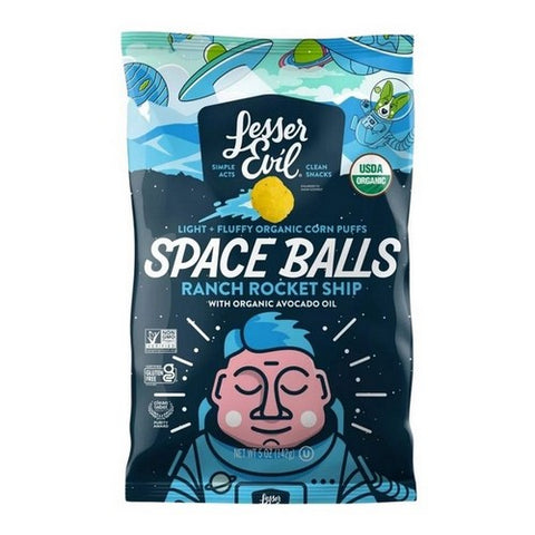 Lesser Evil, Organic Le Ranch Rocket Spice Ball, 5 Oz (Case Of 6)