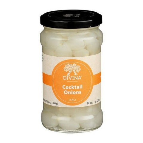 Divina, Cocktail Onions, 10.6 Oz (Case Of 6)