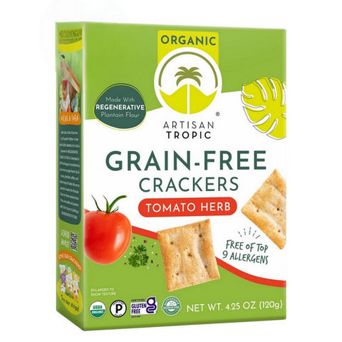 Artisan Tropic, Organic Crackers Tomato Herb, 4.25 Oz (Case Of 6)