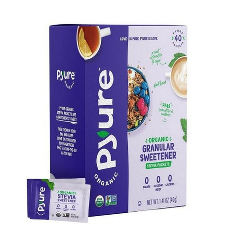 Pyure, Organic Stevia Granular Sweetener, 1.41 Oz (Case Of 6)