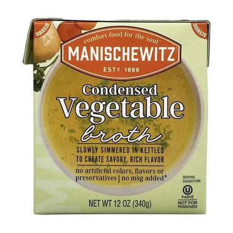 Manischewitz, Condensed Vegetable Broth, 12 Oz (Case Of 12)