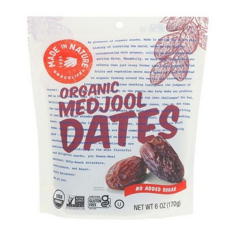 Made In Nature, Medjool Dates, 6 Oz (Case Of 6)