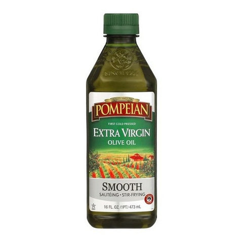 Pompeian, Extra Virgin Olive Oil Smooth, 16 Oz (Case Of 12)