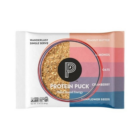 Protein Puck, Wanderlust Peanut Butter Cranberry, 2.25 Oz (Case Of 16)