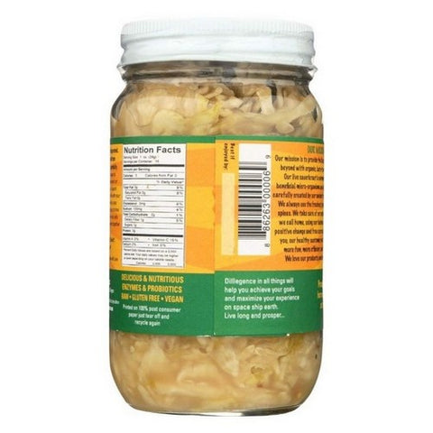 Pickled Planet, Dill E Gent Raw Sauerkraut, 16 Oz (Case Of 6)